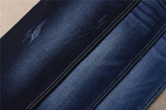 Prezzo buono Tessuti del denim di allungamento del filo di ordito del ringrosso del rayon 2% Lycra del cotone 22,5% di 75% poli 0,5% in linea