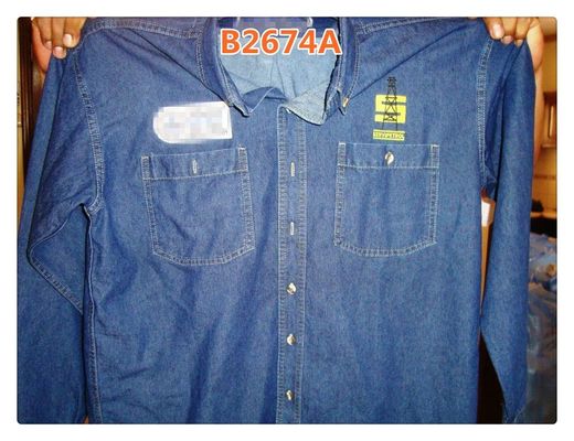 Prezzo buono 8 once tessuto 100% del denim di allungamento dell'indaco del cotone di 271 jeans di GSM per i pantaloni in linea