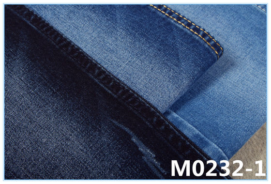 Prezzo buono 10.8oz 75 materiale dei jeans del tessuto della saia del denim dei jeans degli uomini del poliestere del cotone 25 in linea