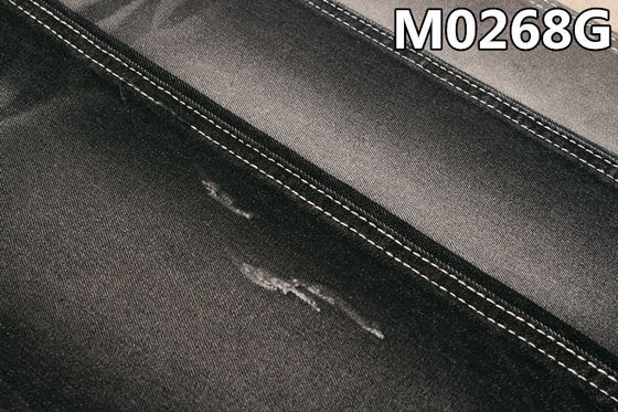 Prezzo buono 81 poliestere del cotone 18 1 elastam solforare il tessuto tinto del denim dell'elastam del poliestere del cotone in linea