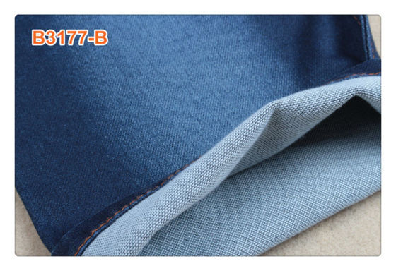 Prezzo buono Tessuto del denim stonewashed elastam del cotone 25% di 73% per la gonna dei jeans in linea