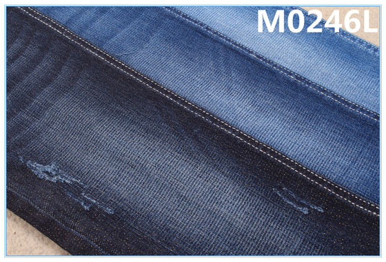 Prezzo buono Tessuto di deformazione dorato dell'elastam del cotone del materiale del tessuto del denim del ringrosso del filato per trama poli in linea