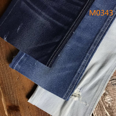 Prezzo buono Tessuto crudo 11 Oz del denim di 69 del cotone 29 del poliestere 2 jeans blu scuro dell'elastam in linea
