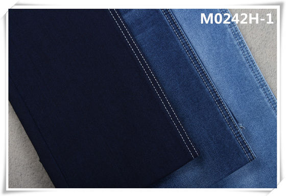 Prezzo buono 12oz tosano i jeans tricottati dell'inverno hanno spazzolato il poliestere del cotone 43 del tessuto 56 del denim 1 elastam in linea