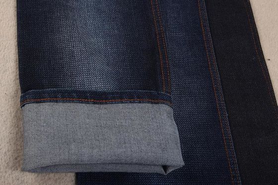 Prezzo buono tessuto elastico del denim impresso indaco del ringrosso dell'elastam del cotone da 9,4 once in linea