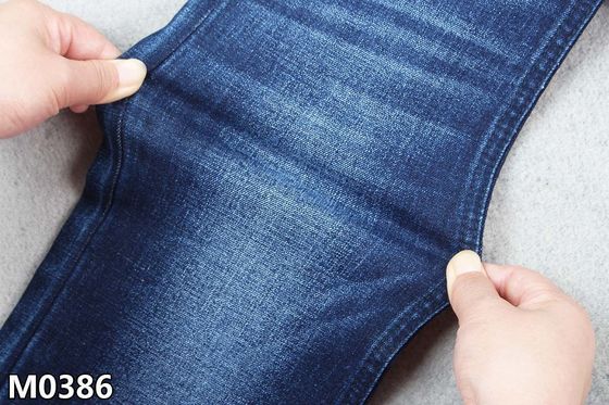 tessuto del denim dell'elastam del poliestere del cotone 10.2Oz con il Crosshatch
