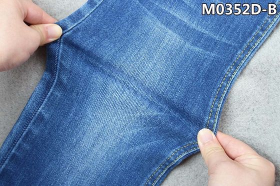 Prezzo buono Ringrosso del filo di ordito del tessuto 11oz del denim dell'elastam del poliestere del cotone di sbozzimatura per le donne in linea