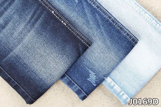Prezzo buono Un anti materiale sudato di 9,7 dell'oncia del denim della saia del tessuto jeans di funzione con il ringrosso del filo di ordito in linea
