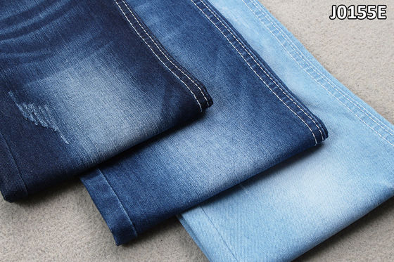 Prezzo buono Il tessuto sostenibile amichevole GRS del denim di Eco ricicla i jeans 8.6oz del poliestere in linea
