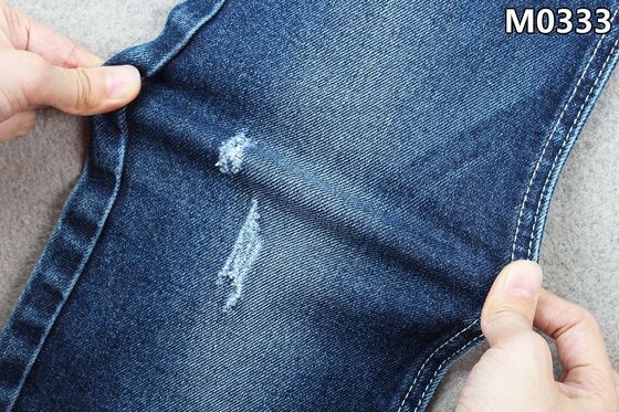 Prezzo buono 11.3OZ che ricicla il tessuto del denim dello spandex del poliestere del cotone per la sanforizzazione dei jeans in linea
