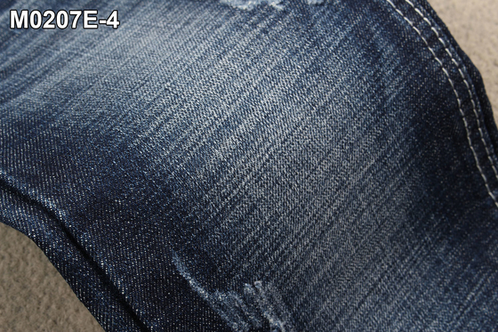 tessuto di grande ampiezza del denim dell'elastam del poliestere del cotone 12.7Oz di 160cm con il ringrosso del Crosshatch