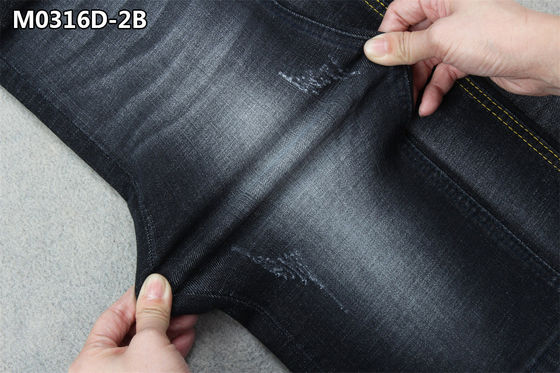 Prezzo buono Di 10 di Oz di alto allungamento jeans della covata del tessuto del ringrosso tessuto trasversale del denim indietro per l'usura degli uomini in linea